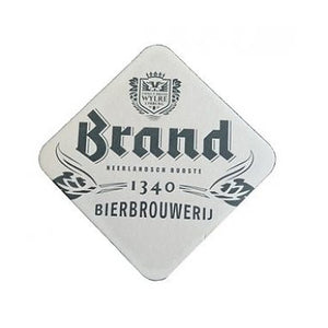 Cuadrado de fieltro de cerveza de marca (4x 100 piezas)