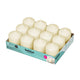 Bolsius professional pillar candles ivory 8 6 cm 17 burning hours (12 pieces)