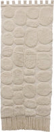 Hd collection wall plaque irregular blocks cotton ivory 77x2x180cm