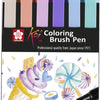 Sakura Koi Coloring Brush Pen Set Sweets, 6 colors