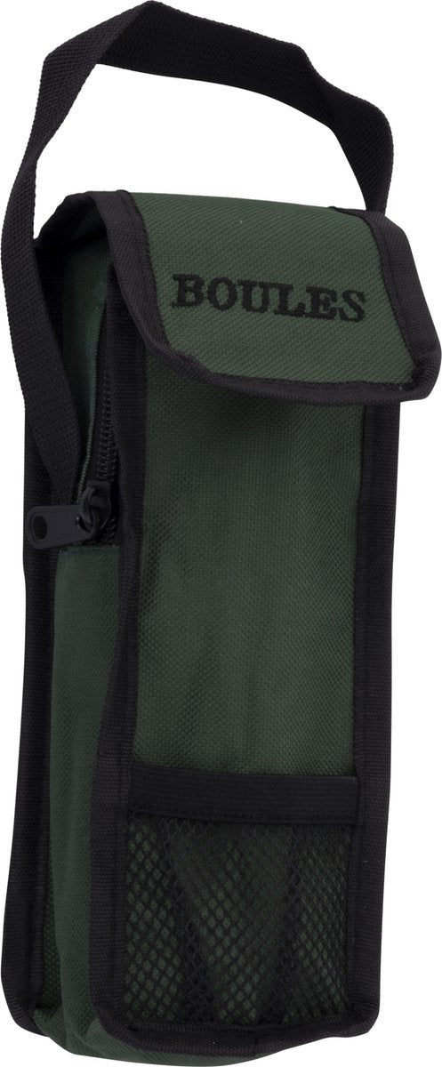 Engelhart borsa porta bocce – verde – adatta per 3 palline da bocce – borsa per bocce con maniglia – chiusura in velcro – accessorio per bocce –