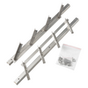 Mack 1074591 - persianas multiflex 50 cm acero inoxidable | 2 piezas