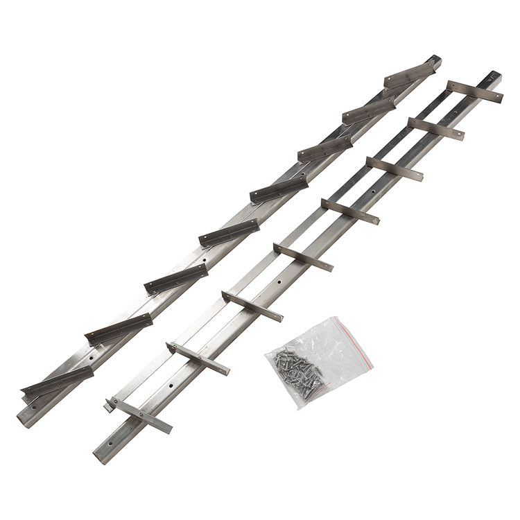 Mack 1074592 - persianas multiflex 96 cm acero inoxidable | 2 piezas