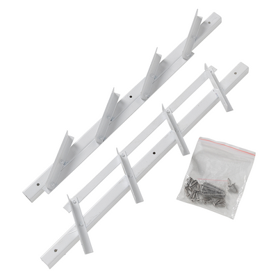 Mack 1074595 - multiflex shutters 50 cm rvs wit gecoat | 2 stuks