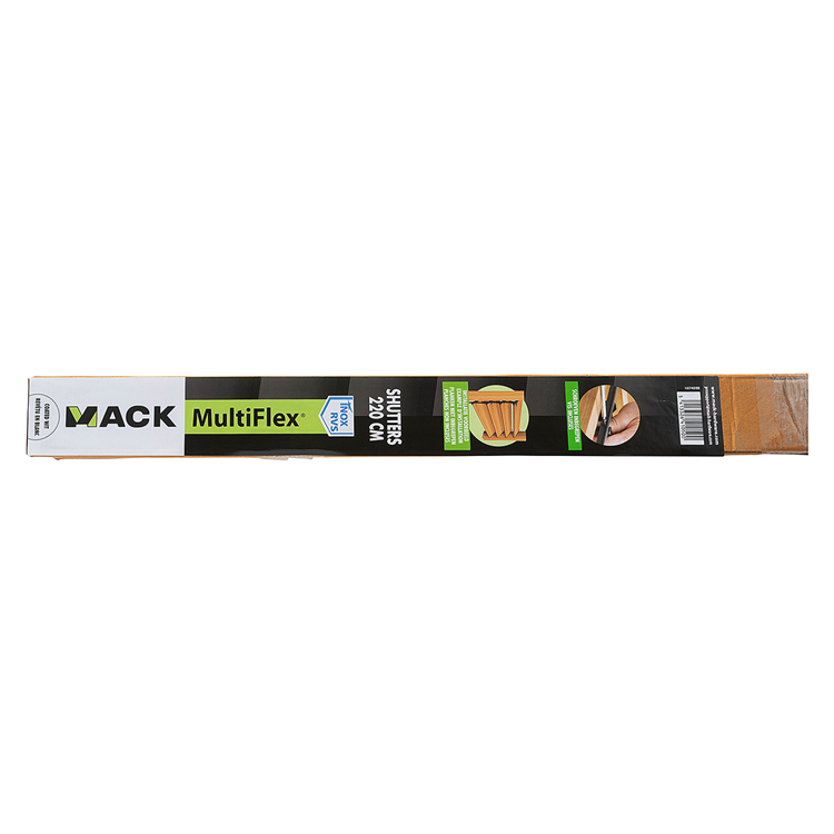 Mack 1074598 - persianas multiflex 220 cm acero inoxidable lacado blanco | 2 piezas