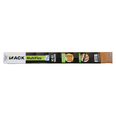 Mack 1074598 - multiflex shutters 220 cm rvs wit gecoat | 2 stuks