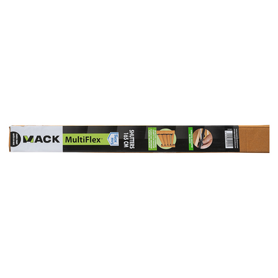 Mack 1074601 - multiflex shutters 165 cm rvs zwart txt gecoat | 2 stuks