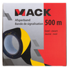 Mack 1072142 - nastro barriera giallo nero scatola 75 mm x 500 m - 35 micron | 3 pezzi