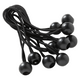 Mack 1072143 - Palline elastiche 10 pz lunghezza cavo 30 cm | 8 pezzi