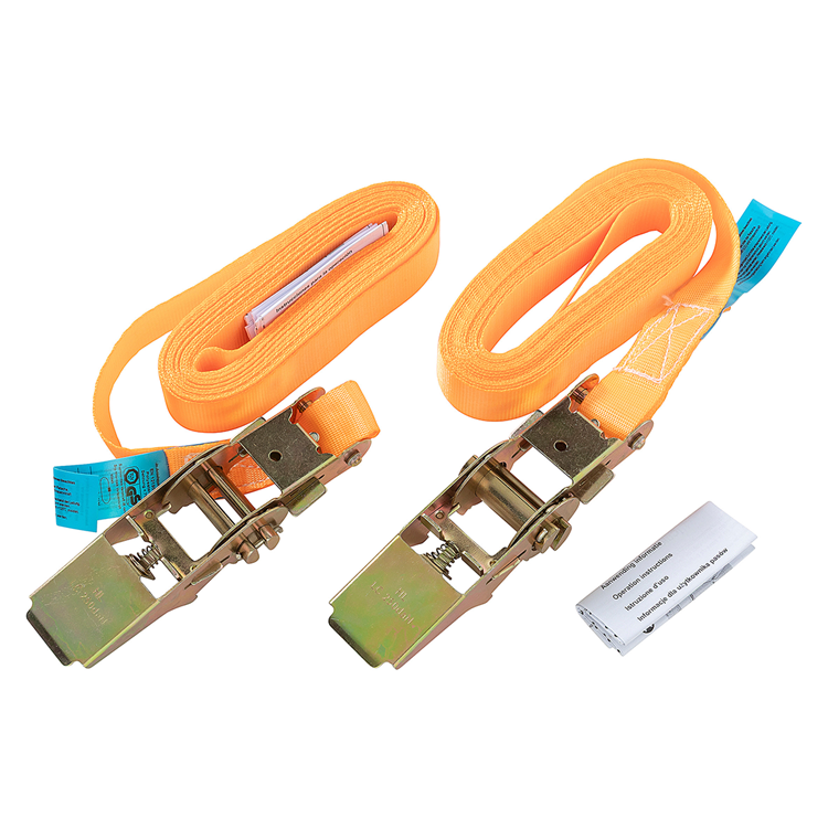 Mack 1072106 - 2 spangordels pe, ratelspanner25mm-5m max 500kg | 5 stuks