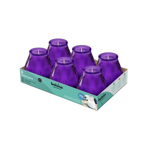 Bolsius prof twilight purple (6 pieces)