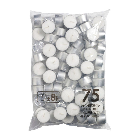 Bolsius tea lights ø38x22 mm 8 hours (6x 75 pieces)