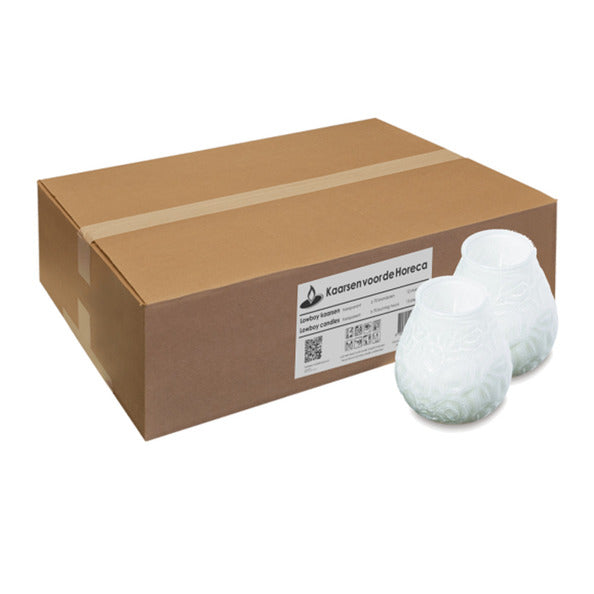 Bolsius lowboy white ø95x105 mm 70 hours (12 pieces)