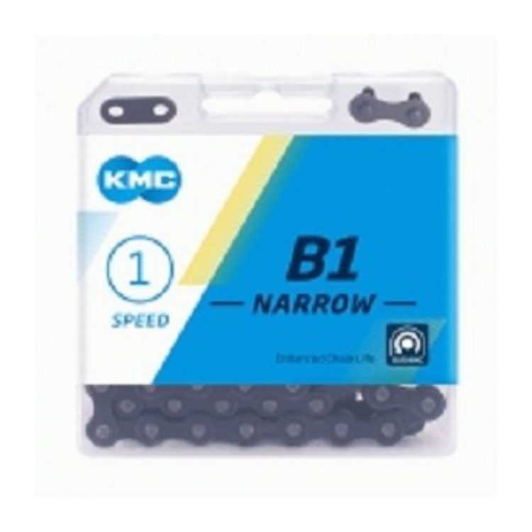 Collana nera stretta KMC B1 - 112 link