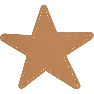 Estrella de empresa Creativ, d 17 cm, 350 gr, natural, 4 piezas 1 caja