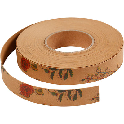 Strisce intrecciate Creativ Company, L: 15 mm, spess. 0,55 mm, marrone chiaro, 9,50 m 1 rotolo