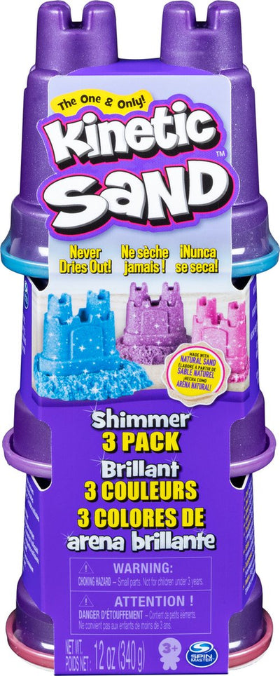 Spinmaster sabbia cinetica luccicante confezione da 3