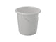 Sunware basic emmer10 liter zilver diameter 28x25,8cm kunststof
