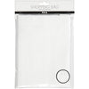 Borsa aziendale Creativ con manico lungo, misura 38x42 cm, 130 g, bianco, 1 pezzo