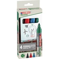 Rotulador de pizarra edding ecoline 28 reciclado ultra 1,5-3 mm redondo surtido