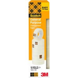 Scotch - cinta adhesiva 508 15mmx10m transparente