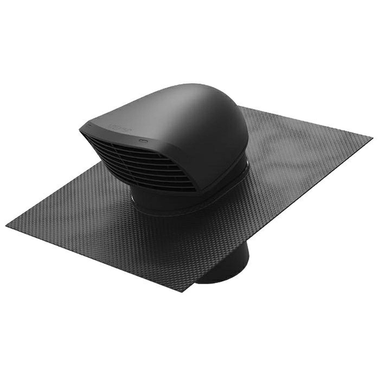 Renson 1074441 - conducto de techo de diseño flex conexión negra: ø150 160mm | 1 pieza