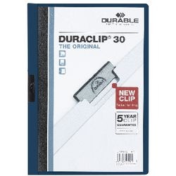 Cartella con clip durevole 2200 a4 blu