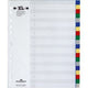 Tabs durevoli 6759 polipropilene A4 assortiti 20 tabs