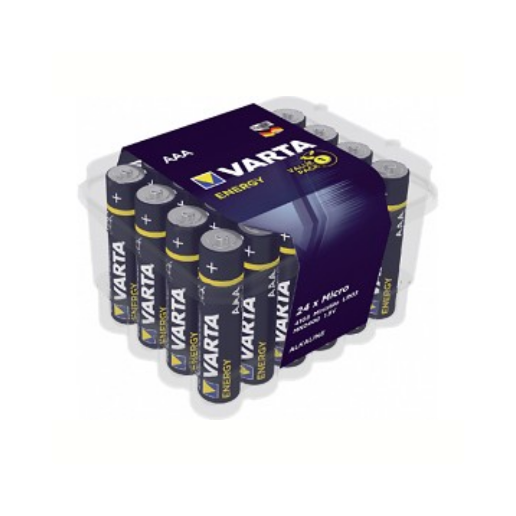 Varta Energie Battery AAA LR03 Box 24 pezzi