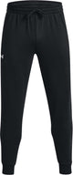 Under Armour UA Rival Fleece Joggers-BLK Pantalones deportivos para hombre - Negro - Blanco