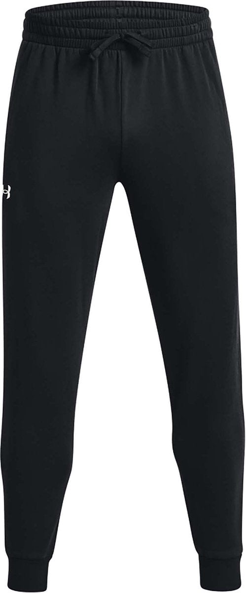 Under Armour UA Rival Fleece Joggers-BLK Pantalones deportivos para hombre - Negro - Blanco