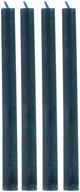 Set di 4 candele da cena Arti Casa - Durata 7 ore - Candele da tavolo - Blu scuro
