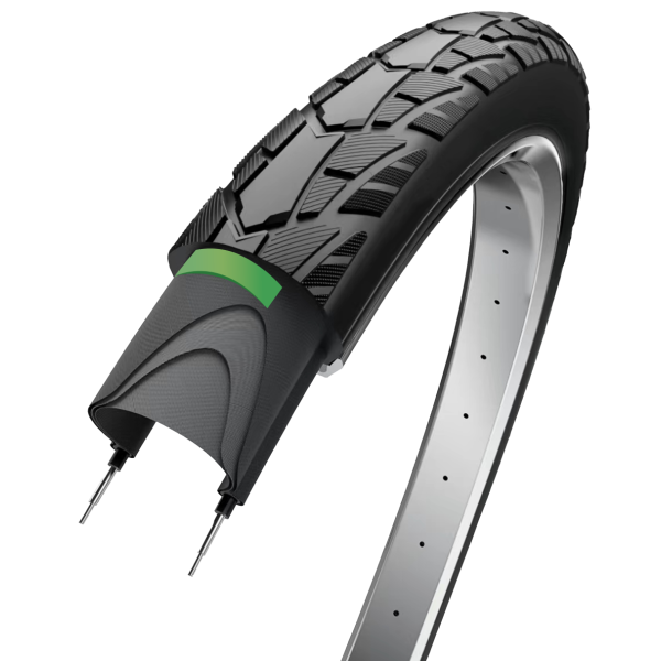 Pneumatico Edge Performance Tour Protect 28 x 1 1 2 40-635 - nero con riflessi