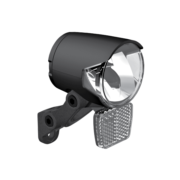 Faros hrmans H -Black MR4 Dynamo - On Function - con soporte - 100 120 Lumen