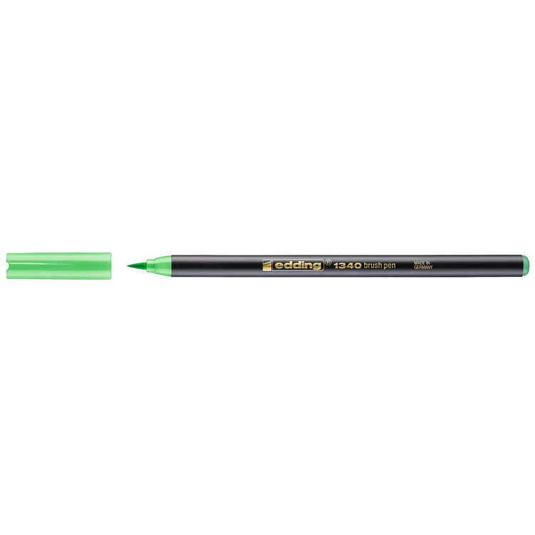 Edding 1340 • penna a pennello verde chiaro
