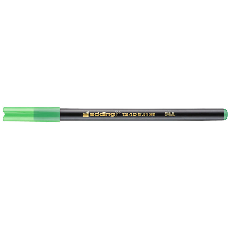 Edding 1340 • penna a pennello verde chiaro