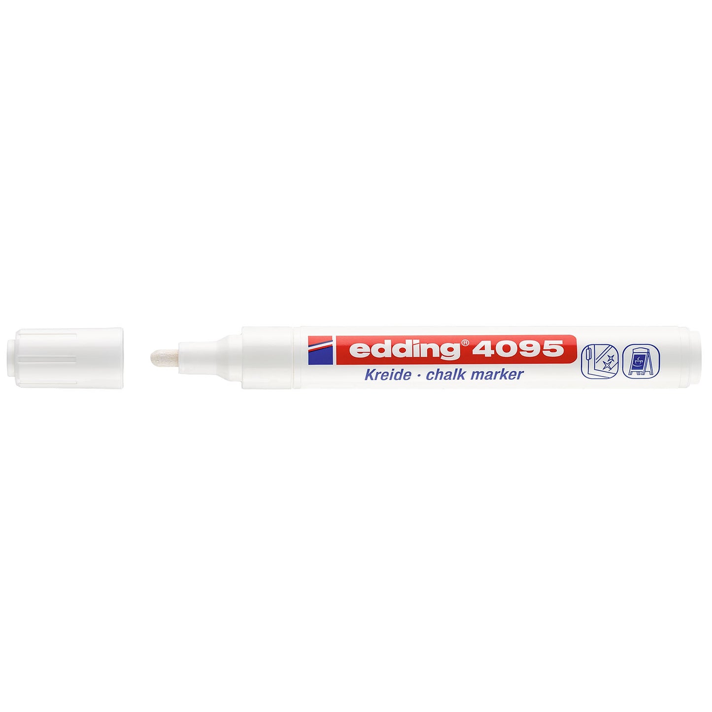 Edding marcador de tiza e-4095 blanco