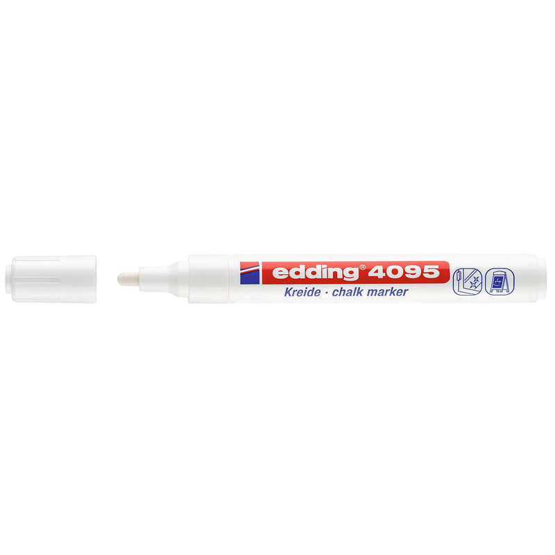 Pennarello a gesso Edding e-4095 bianco