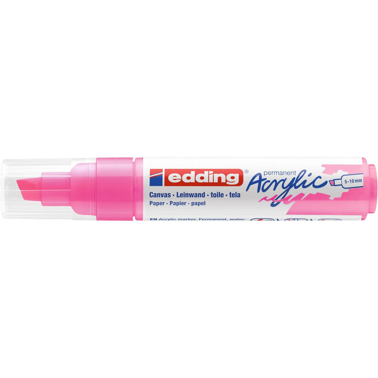 Edding 5000 • acrylmarker breed neonroze