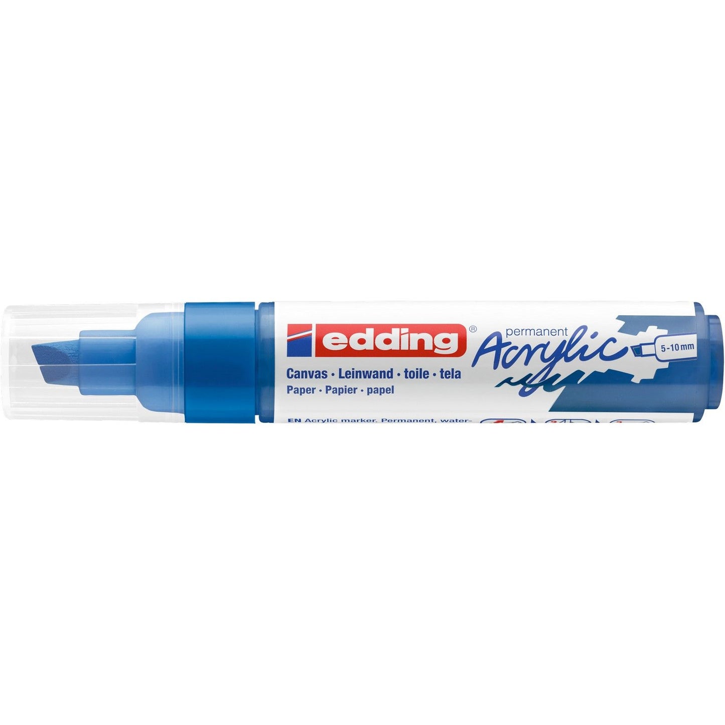 Edding 5000 • pennarello acrilico largo blu genziana