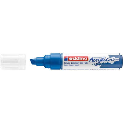 Edding 5000 • pennarello acrilico largo blu genziana