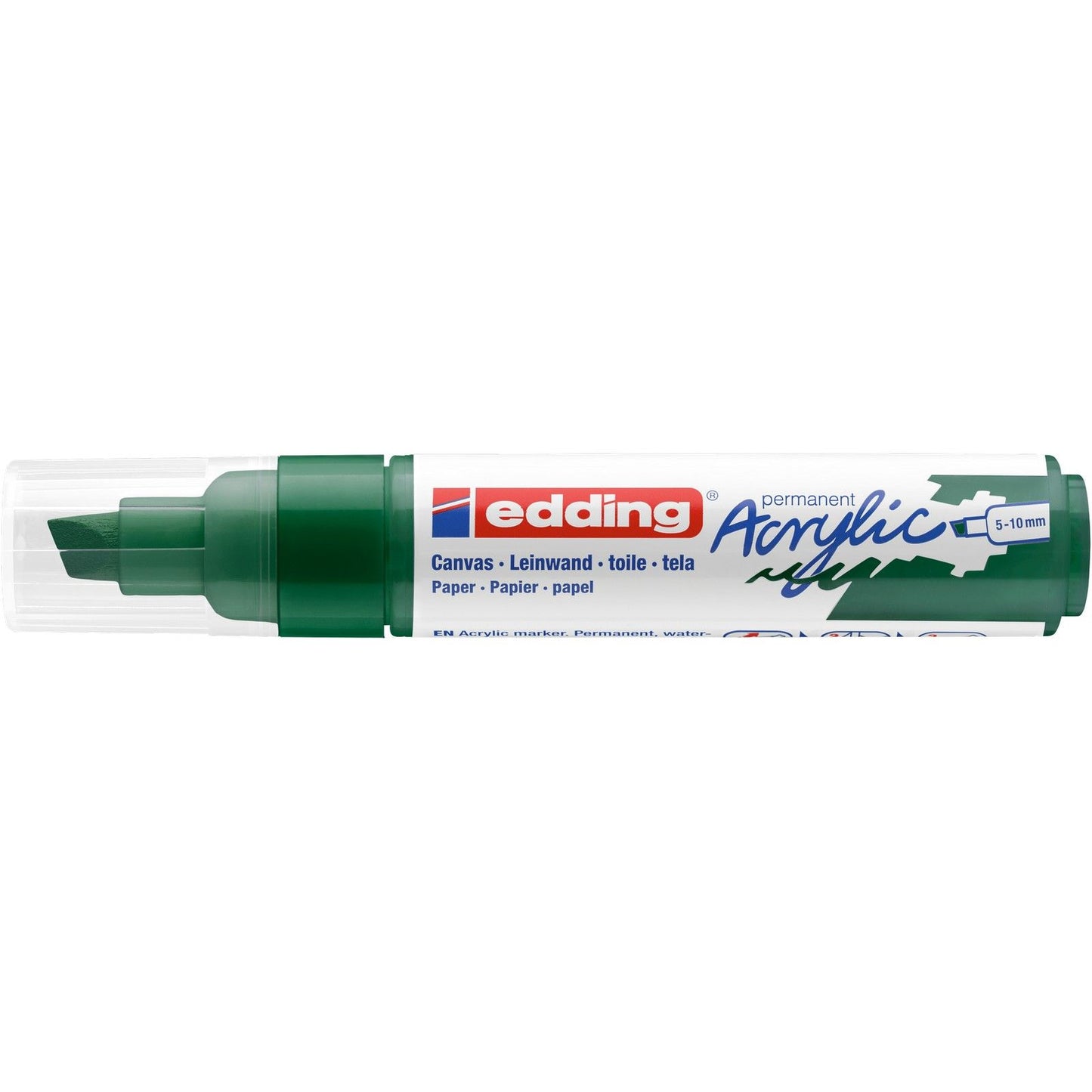Edding 5000 • pennarello acrilico largo verde muschio