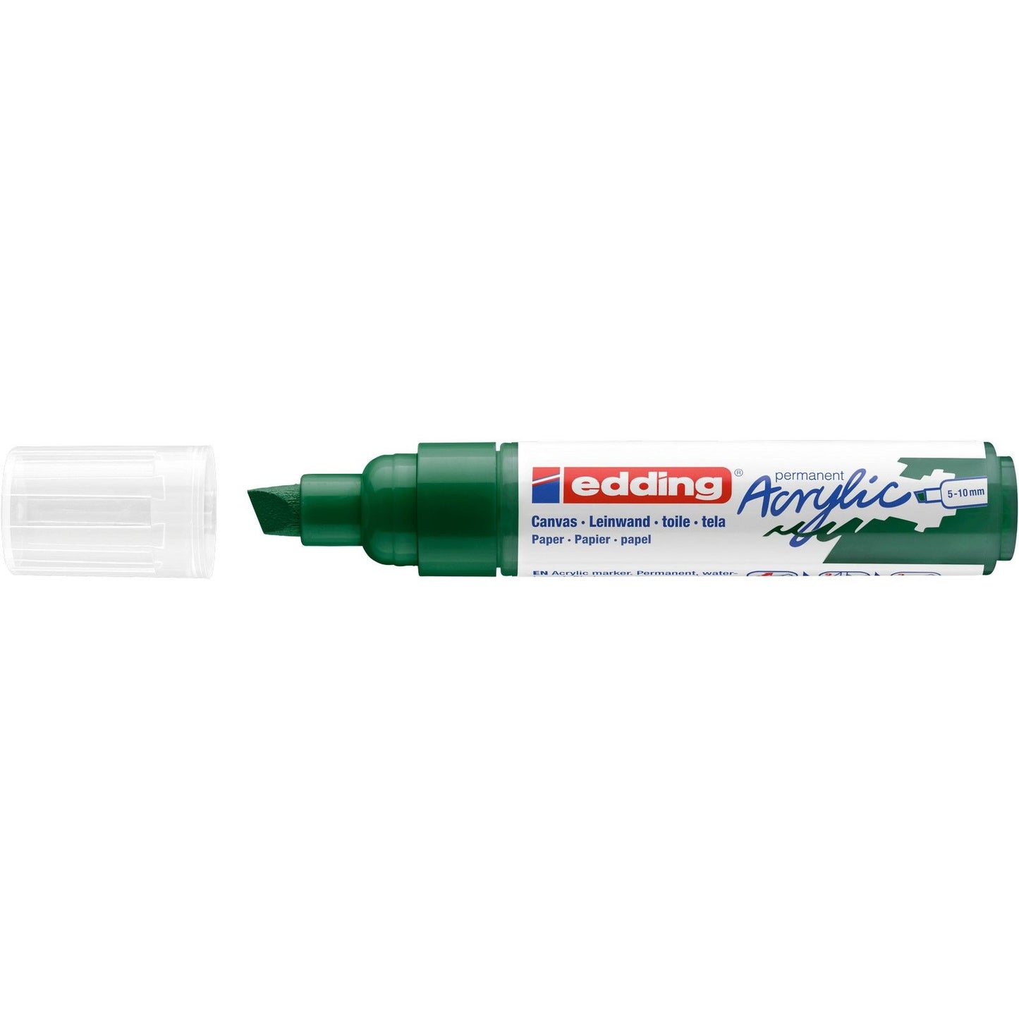 Edding 5000 • pennarello acrilico largo verde muschio