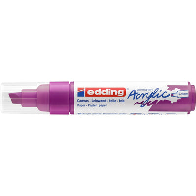 Edding 5000 • pennarello acrilico rosso bacca larga