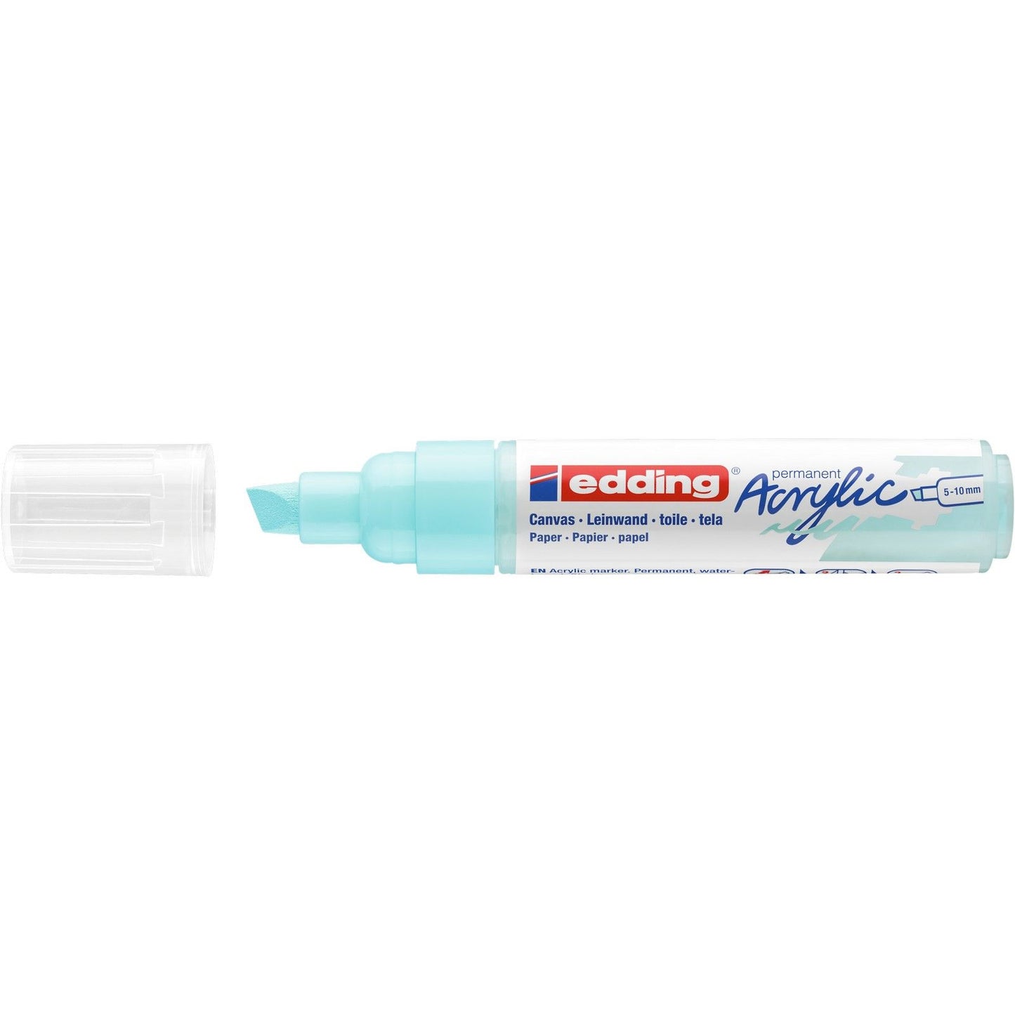 Edding 5000 • pennarello acrilico largo blu pastello
