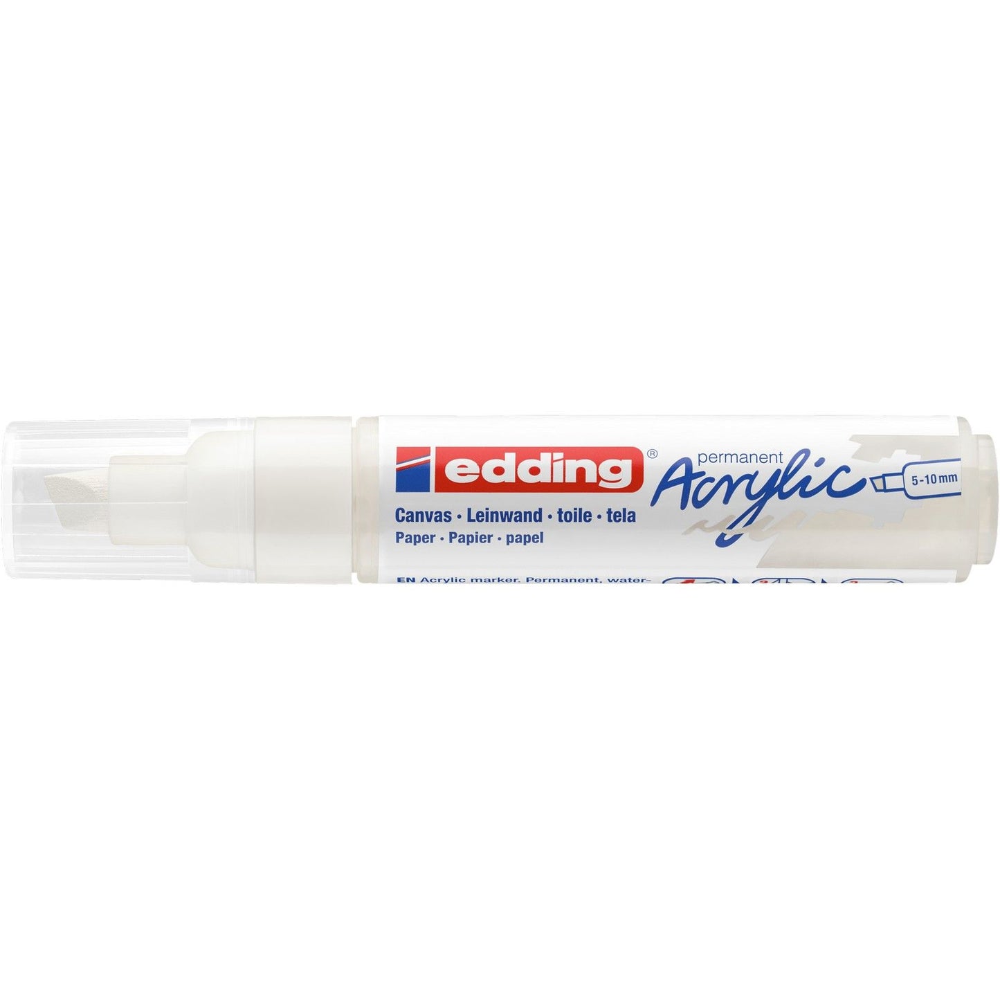 Edding 5000 • pennarello acrilico largo traffico bianco