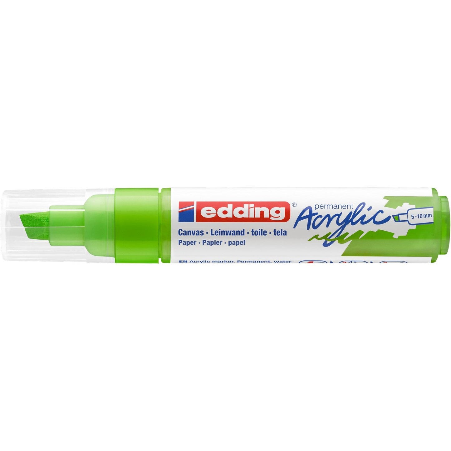 Edding 5000 • pennarello acrilico largo giallo-verde