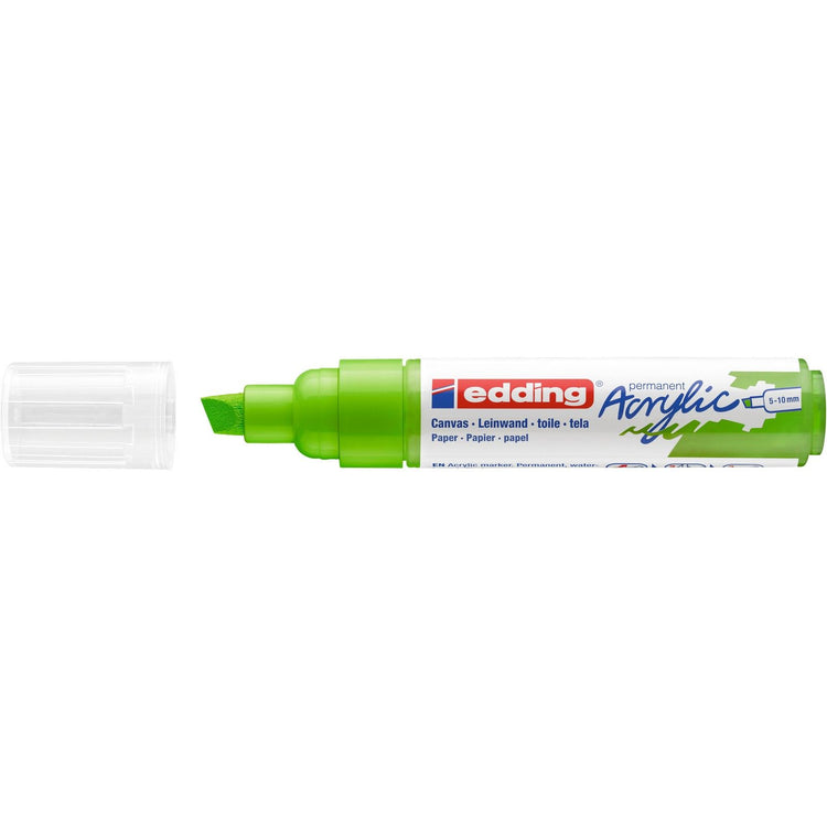Edding 5000 • acrylmarker breed geelgroen