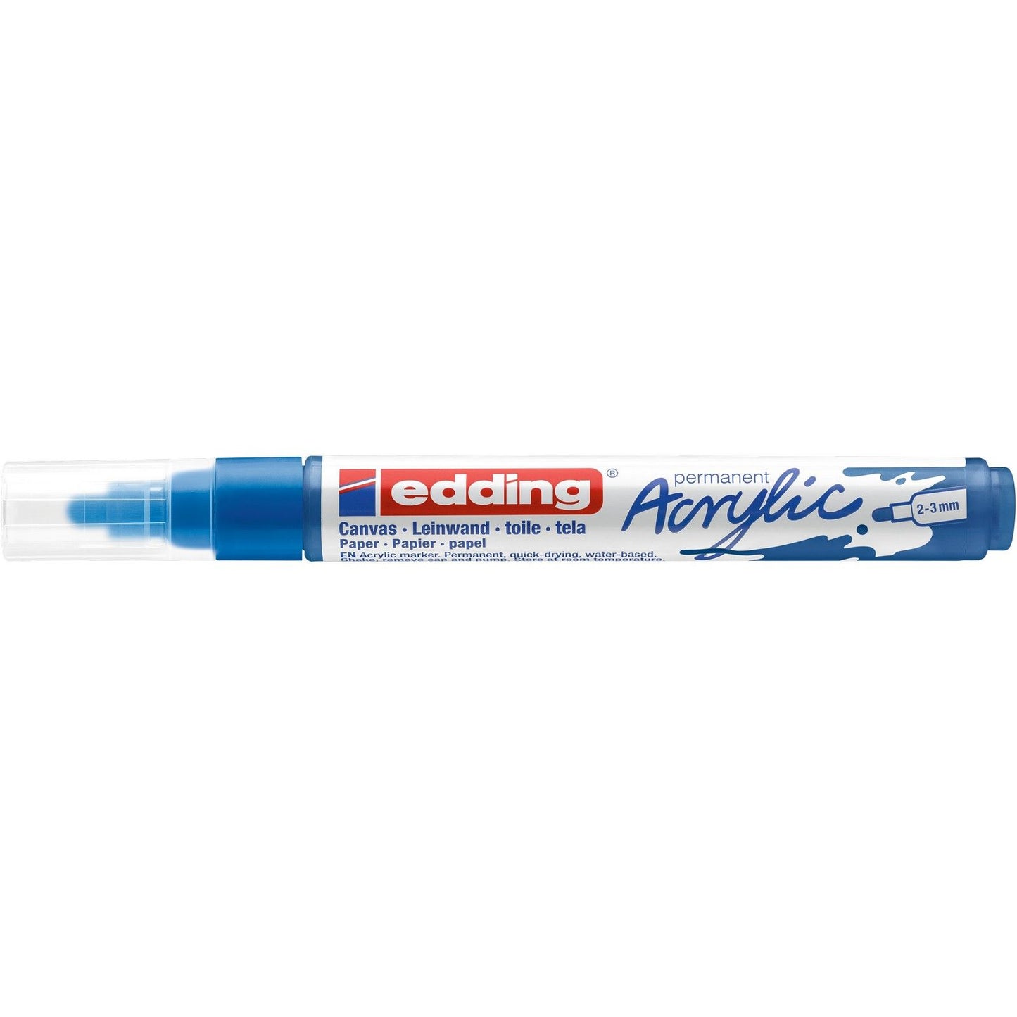 Edding 5000 • pennarello acrilico medio blu genziana