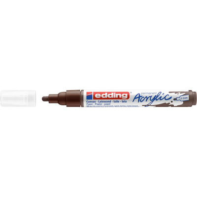 Edding 5000 • pennarello acrilico marrone cioccolato medio